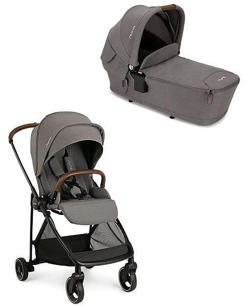 Nuna  Duo Passeggino Ixxa  + Navicella Lytl  - Granite -  Comfort e Praticità Passeggini Trio e Duo