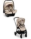 Nuna Duo Passeggino Triv Next  +  Seggiolino Auto Pipa Next i-Size - Biscotti - Chocolate  Passeggini Trio e Duo