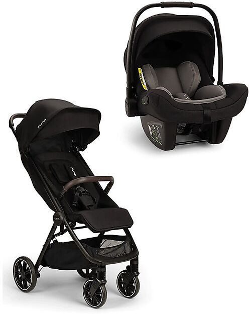 Nuna Duo Passeggino TRVL lx + Seggiolino Auto Pipa Next i-Size - Caviar - Chocolate Passeggini Trio e Duo