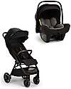 Nuna Duo Passeggino TRVL lx + Seggiolino Auto Pipa Next i-Size - Caviar - Chocolate Passeggini Trio e Duo
