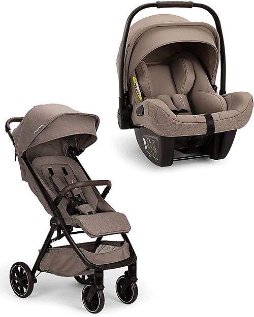 Nuna Duo Passeggino TRVL lx + Seggiolino Auto Pipa Next i-Size - Cedar - Chocolate Passeggini Trio e Duo