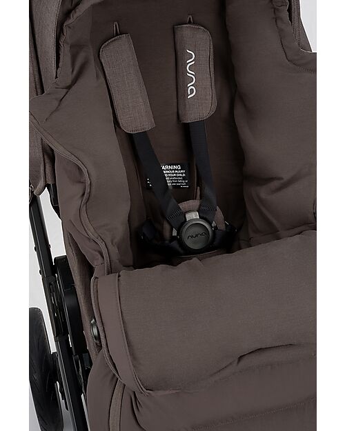 Nuna Kit Invernale - Chestnut - Sacco Passeggino e Muffole Accessori Vari
