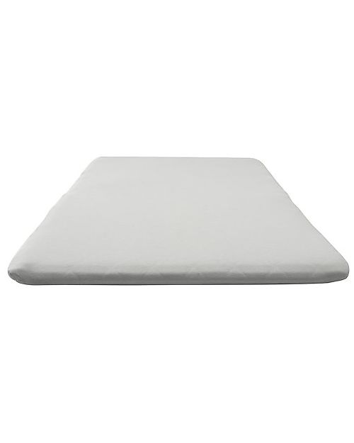 Nuna Lenzuolo con Angoli - per Lettino da Viaggio SENA - Grigio - Cotone bio Biancheria Culla