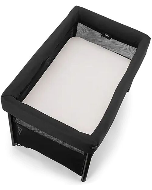 Nuna Lettino da Viaggio Paal - Caviar - Chiusura Facile e Compatta Lettini da Viaggio