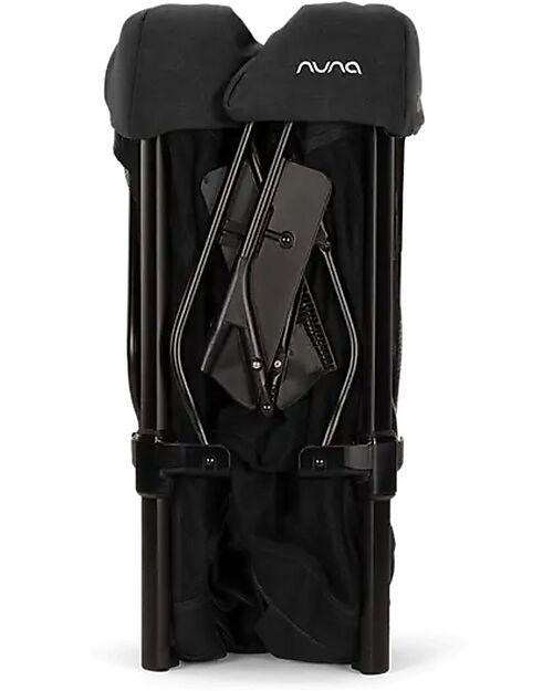 Nuna Lettino da Viaggio Paal - Caviar - Chiusura Facile e Compatta Lettini da Viaggio