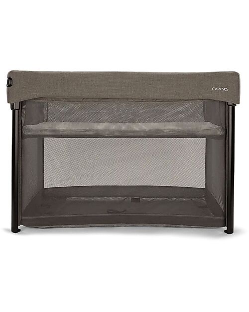 Nuna Lettino da Viaggio Paal - Granite - Chiusura Facile e Compatta Lettini da Viaggio