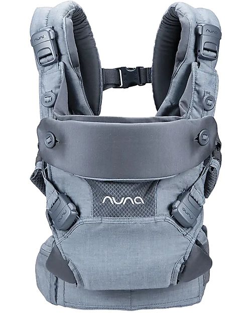 Nuna Marsupio Cudl - Denim - Regolabile da 0 a 4 anni Marsupi
