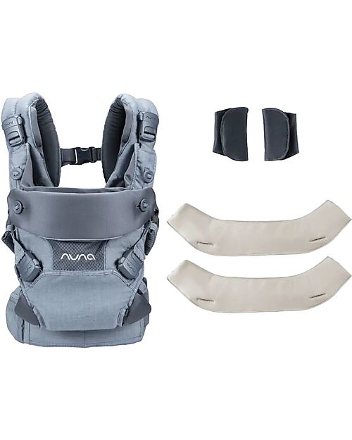 Nuna Marsupio Cudl - Denim - Regolabile da 0 a 4 anni Marsupi