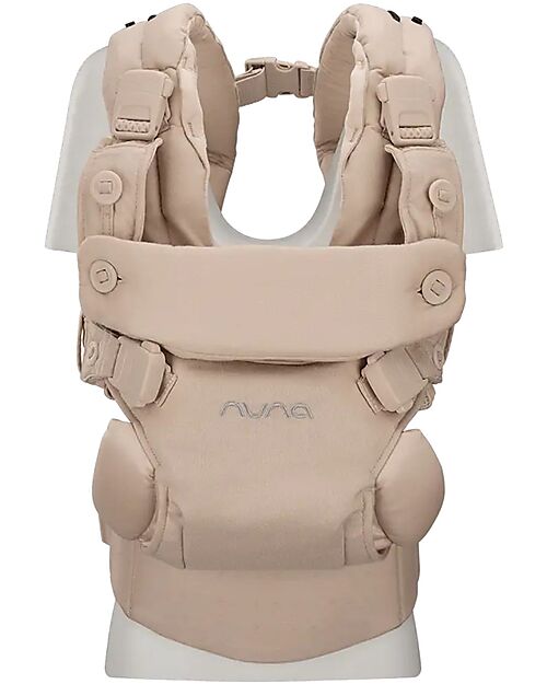 Nuna Marsupio Ergonomico 4-in-1 - Cudl Luxe - Pearl - Cachemire Marsupi