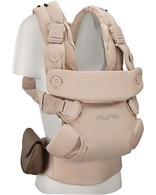 Nuna Marsupio Ergonomico 4-in-1 - Cudl Luxe - Pearl - Cachemire Marsupi