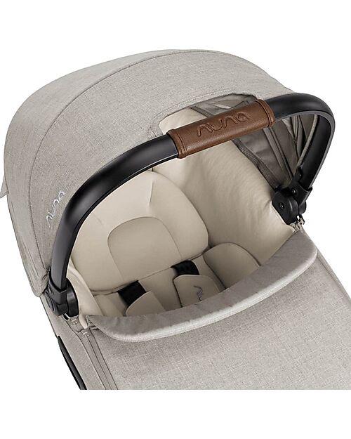 Nuna Navicella Cari Next per Passeggino e in Auto - 0-6 Mesi - Granite -  Compatibile con Base Next - Leggera Sicura e Trasportabile unisex (bambini)