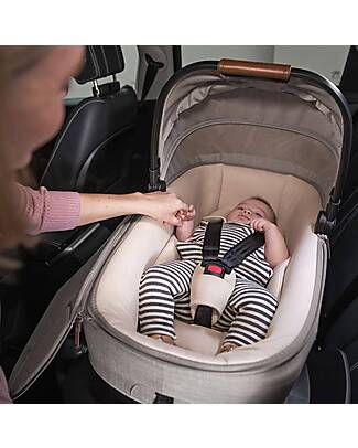 Nuna Navicella Cari Aire per Passeggino e in Auto - 0-6 Mesi - Hazelwood - Leggera Sicura e Trasportabile Carrozzine e Navicelle