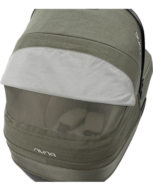 Nuna Navicella Cari Aire per Passeggino e in Auto - 0-6 Mesi - Pine - Leggera Sicura e Trasportabile Carrozzine e Navicelle