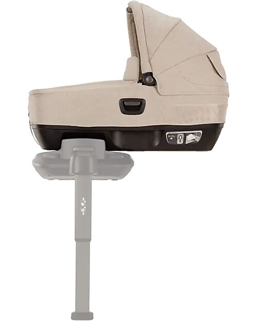 Nuna Navicella Cari Next per Passeggino e Auto - Biscotti - Compatibile con Base Next - Leggera Sicura e Trasportabile Carrozzine e Navicelle