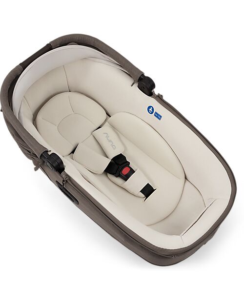 Nuna Navicella Cari Next per Passeggino e Auto - Chestnut - Compatibile con Base Next - Leggera Sicura e Trasportabile Carrozzine e Navicelle