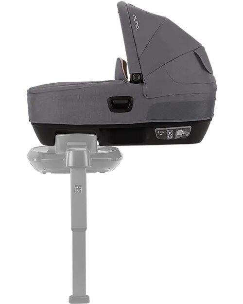 Nuna Navicella Cari Next per Passeggino e Auto - Granite - Cognac - Compatibile con Base Next - Leggera Sicura e Trasportabile Carrozzine e Navicelle