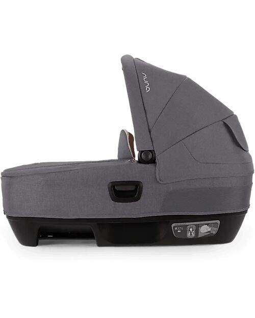 Nuna Navicella Cari Next per Passeggino e Auto - Granite - Cognac - Compatibile con Base Next - Leggera Sicura e Trasportabile Carrozzine e Navicelle