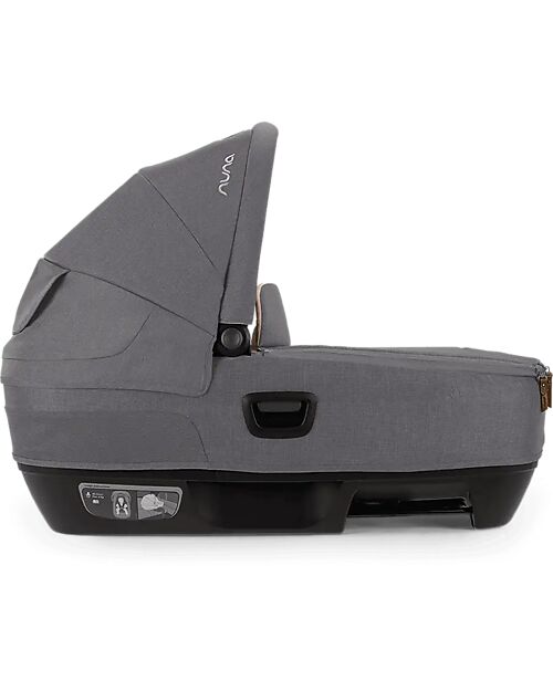 Nuna Navicella Cari Next per Passeggino e Auto - Granite - Cognac - Compatibile con Base Next - Leggera Sicura e Trasportabile Carrozzine e Navicelle