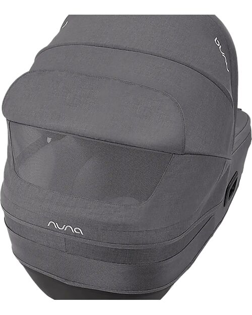 Nuna Navicella Cari Next per Passeggino e Auto - Granite - Cognac - Compatibile con Base Next - Leggera Sicura e Trasportabile Carrozzine e Navicelle