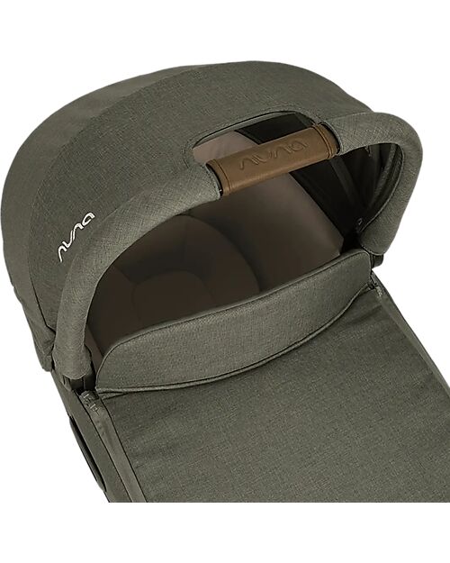 Nuna Navicella Cari Next per Passeggino e Auto - Pine - Cognac - Compatibile con Base Next - Leggera Sicura e Trasportabile Carrozzine e Navicelle