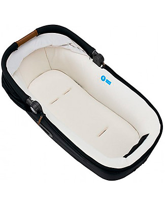 Nuna Navicella Cari per Passeggino e Auto - 0-6 Mesi - Compatibile con Base Next - Caviar - Leggera Sicura e Trasportabile Passeggini Leggeri
