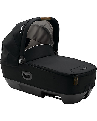 Nuna Navicella Cari per Passeggino e Auto - 0-6 Mesi - Compatibile con Base Next - Caviar - Leggera Sicura e Trasportabile Passeggini Leggeri