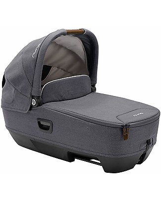 Nuna Navicella Cari per Passeggino e Auto - 0-6 Mesi - Compatibile con Base Next - Granite - Leggera Sicura e Trasportabile Passeggini Leggeri