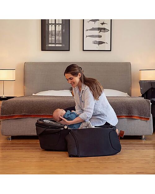 Nuna Navicella Demi Next - Caviar - Elegante e Versatile Carrozzine e Navicelle