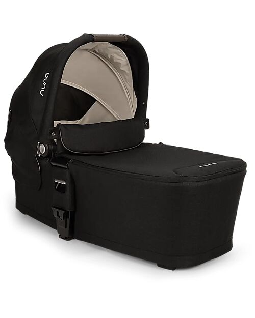 Nuna Navicella per Passeggino Mixx Next - Caviar - Chcocolate - si Collega al Passeggino con un Click Carrozzine e Navicelle