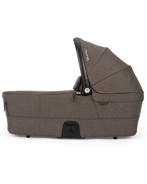 Nuna Navicella per Passeggino Mixx Next - Chestnut - si Collega al Passeggino con un Click Carrozzine e Navicelle