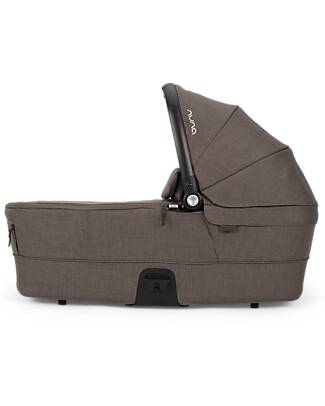 Nuna Navicella per Passeggino Mixx Next - Chestnut - si Collega al Passeggino con un Click Carrozzine e Navicelle