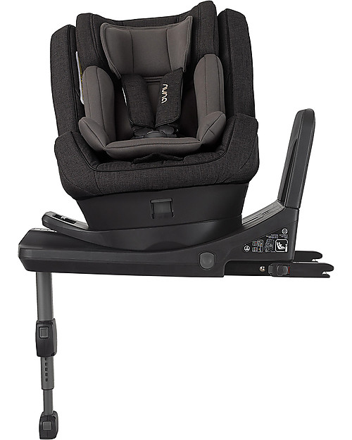 Nuna Nuovo Seggiolino Auto REBL™ PLUS I-Size 0-4 anni, Suited - Ruota a 360° in un clic! Seggiolini Auto Gruppo 1/2/3