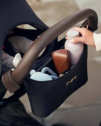Nuna Organizer per Passeggino - Caviar - Pratico ed Elegante Borse e Organizer