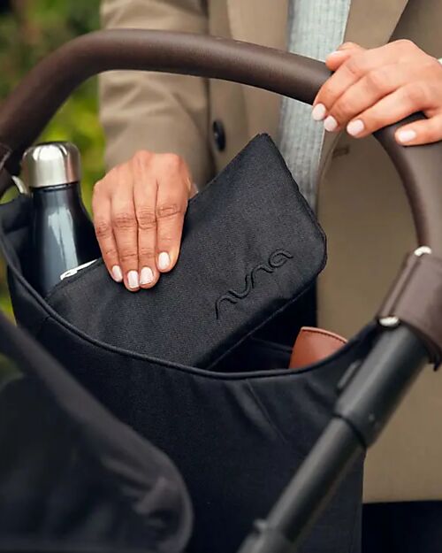 Nuna Organizer per Passeggino - Caviar - Pratico ed Elegante Borse e Organizer