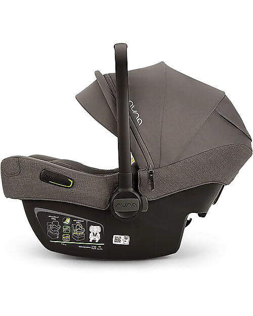 Nuna OUTLET Seggiolino Auto Pipa Next i-Size - Thunder - Doppia Installazione - Gruppo 0+ Seggiolini Auto Gruppo 0+/1