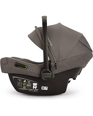 Nuna OUTLET Seggiolino Auto Pipa Next i-Size - Thunder - Doppia Installazione - Gruppo 0+ Seggiolini Auto Gruppo 0+/1