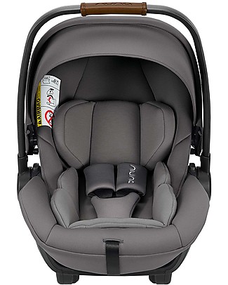 Nuna Ovetto Arra Next per Passeggino e Auto - 0-18 Mesi - Compatibile con Base Next - Granite - Reclinabile a 157° Passeggini Leggeri