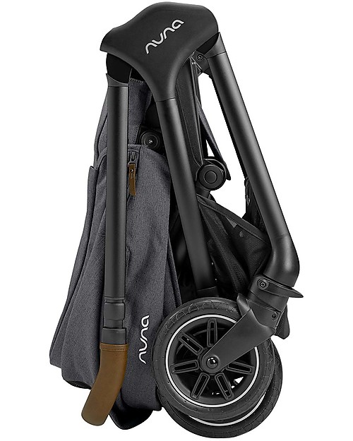 Nuna Passeggino Compatto ed Accessoriato Triv - Granite - per Viaggiare! Passeggini Leggeri