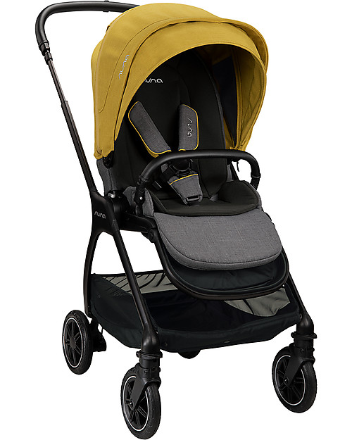 Nuna Passeggino Compatto ed Accessoriato Triv - Lemon - per Viaggiare! Passeggini Leggeri
