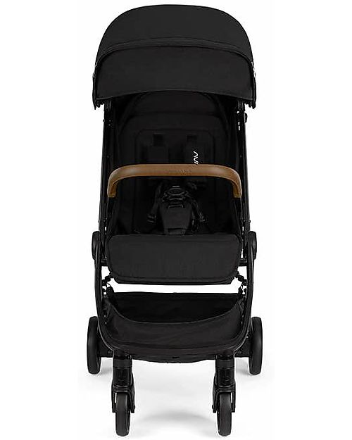 Nuna Passeggino Compatto TRVL - Caviar - Nero - Ideale per Viaggiare e per la Città! Passeggini Leggeri