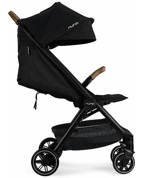 Nuna Passeggino Compatto TRVL - Caviar - Nero - Ideale per Viaggiare e per la Città! Passeggini Leggeri