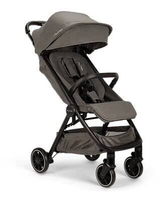 Nuna Passeggino Compatto TRVL - Granite - Black - Ideale per Viaggiare e per la Città Passeggini Leggeri