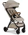 Nuna Passeggino Compatto TRVL - Hazelwood - Beige - Ideale per Viaggiare e per la Città! Passeggini Leggeri