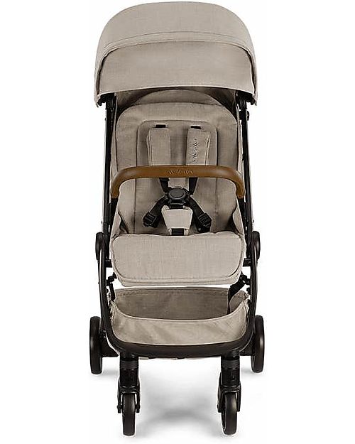 Nuna Passeggino Compatto TRVL - Hazelwood - Beige - Ideale per Viaggiare e per la Città! Passeggini Leggeri