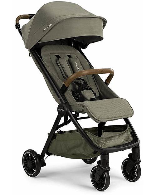 Nuna Passeggino Compatto TRVL - Pine - Verde - Ideale per Viaggiare e per la Città! Passeggini Leggeri
