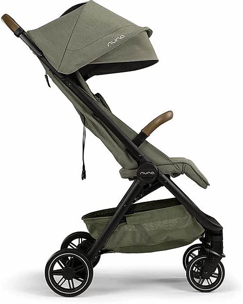 Nuna Passeggino Compatto TRVL - Pine - Verde - Ideale per Viaggiare e per la Città! Passeggini Leggeri