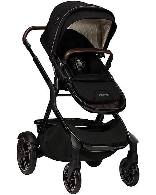 Nuna Passeggino Demi Grow con Cappottina Estiva - Riveted - Da Singolo Diventa Doppio! Passeggini Gemellari