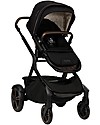 Nuna Passeggino Demi Grow con Cappottina Estiva - Riveted - Da Singolo Diventa Doppio! Passeggini Gemellari