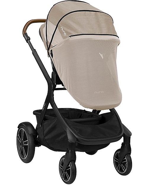 Nuna Passeggino Demi Grow con Cappottina Estiva - Timber - Da Singolo Diventa Doppio! Passeggini Gemellari