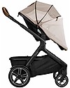 Nuna Passeggino Demi Grow con Cappottina Estiva - Timber - Da Singolo Diventa Doppio! Passeggini Gemellari